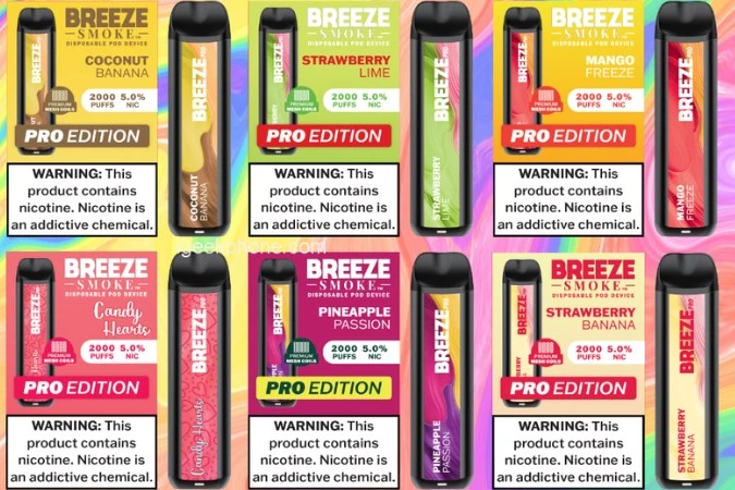 Breeze Vape Flavors.webp